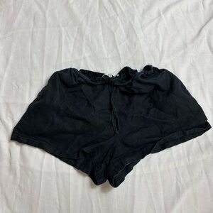 Reformation Linen Tie Shorts